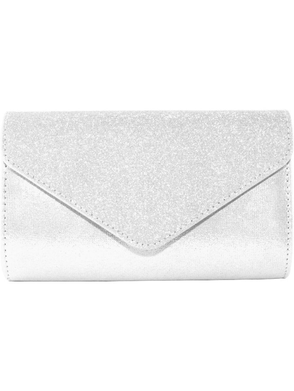 Women's Sliver Glitter Rhinestone Clutch Purse Handbags Prom Evening Bag